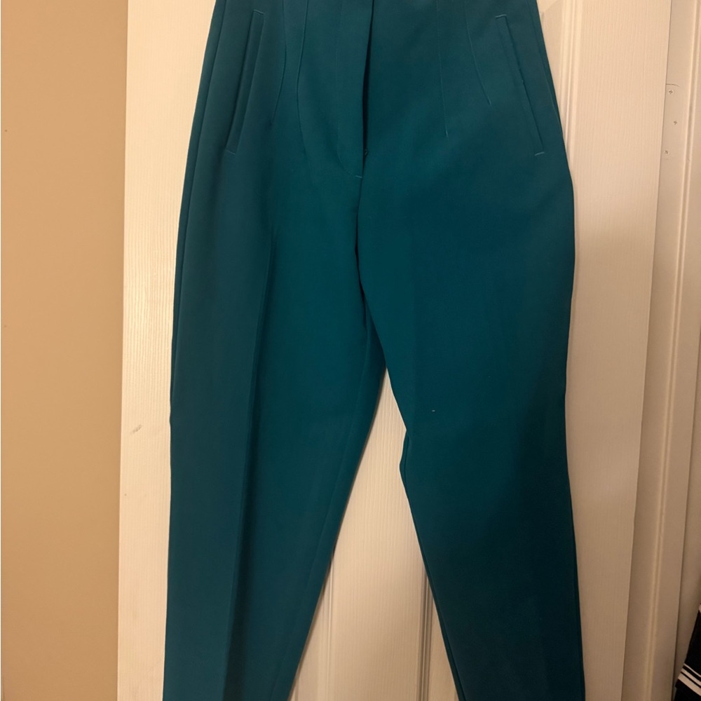 Zara Teal Women's Trousers